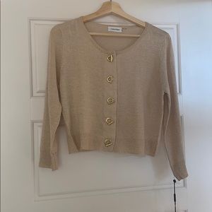 Calvin Klein Cropped Cardigan